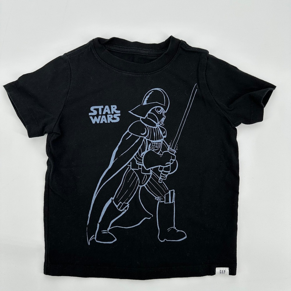 Lot‎ Kids Nike Navy Blue Graphic T-Shirt Black Star Wars Darth Vader T-Shirt 3T - Picture 3 of 7